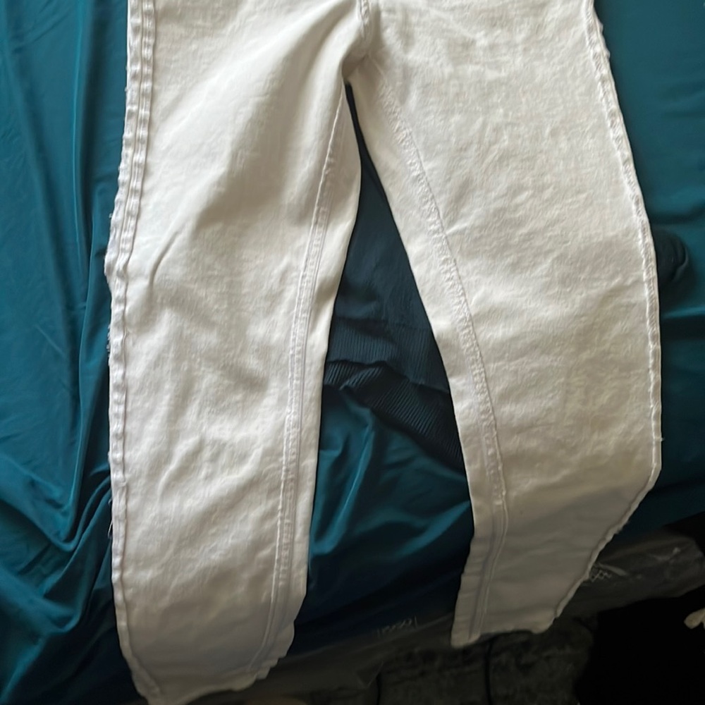 Top shop moto Jamie white jeans size W30 L32